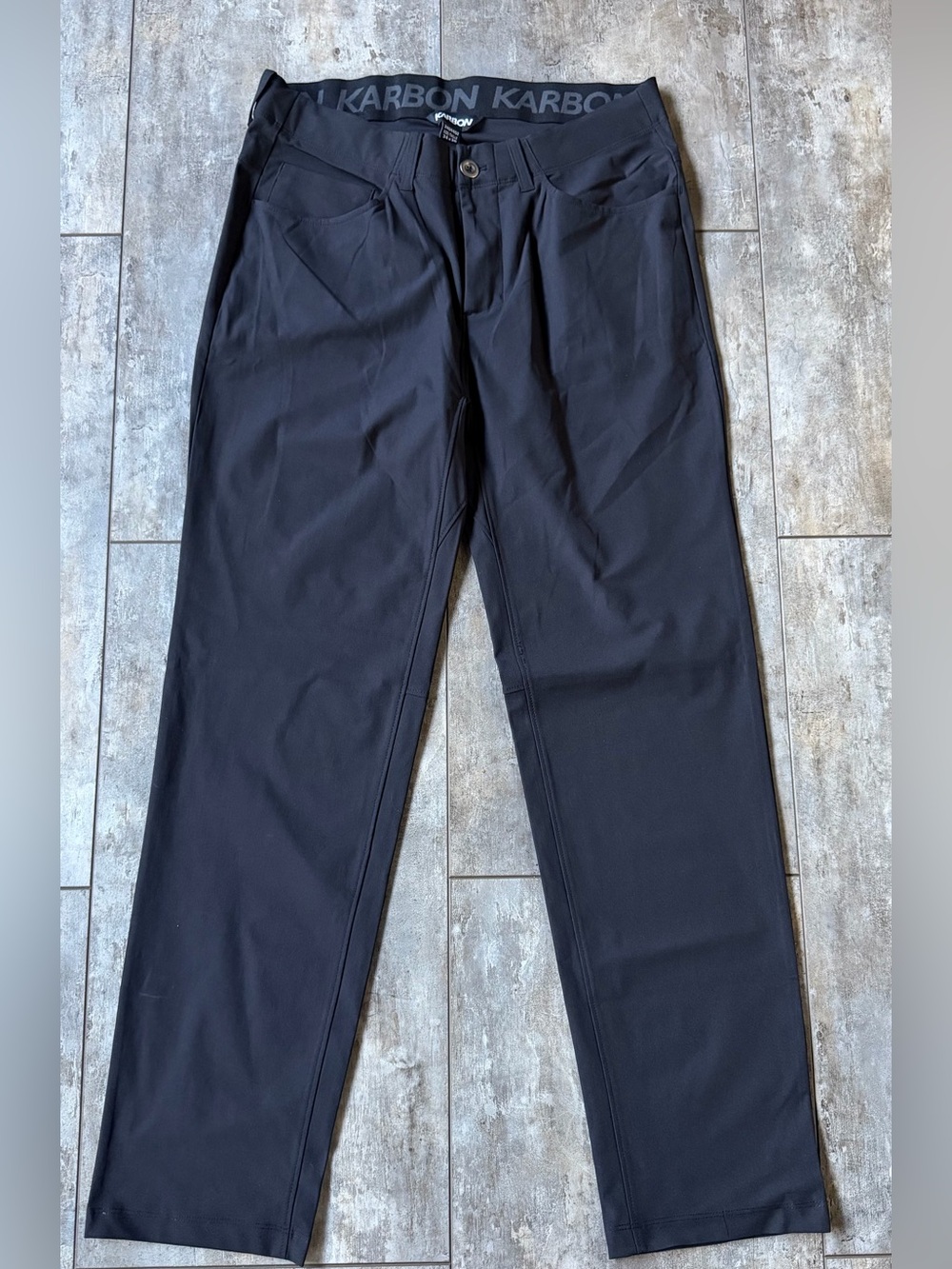 Men’s Karbon Straight-Leg Pants Charcoal
